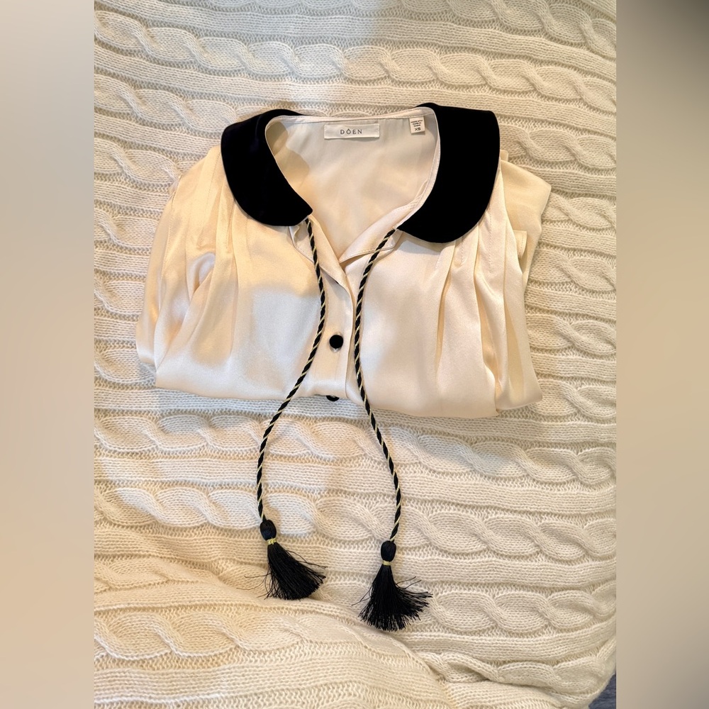 DOEN SIMONE TOP IN MOTHER OF PEARL, brand new without tags, never worn, No flaws - Picture 16 of 16